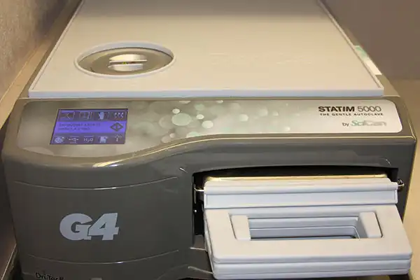 Dental care sterilizer at Port Susan Dental Care in Stanwood, WA.